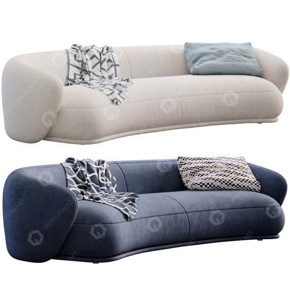 Sofa Meridiani Rene 3D-Modell