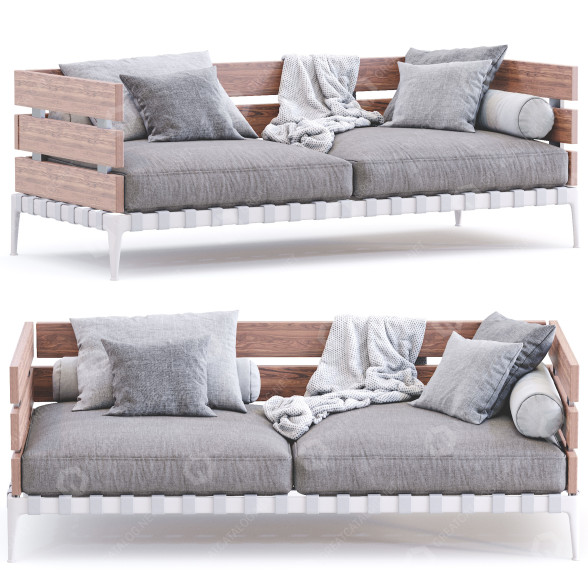 Sofa Flexform Ansel 3D model
