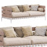 Canapé Flexform Ansel Leather Beige - ED-MONTE