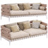 Canapé Flexform Ansel Leather Beige - ED-MONTE