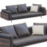 Sofa Minotti Brasilia Leather Black - ED-MONTE