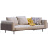 Sofa Minotti Brasilia Leather and Fabric - ED-MONTE