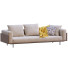 Sofa Minotti Brasilia Leather and Fabric - ED-MONTE