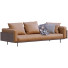 Sofa Minotti Brasilia Leather and Fabric - ED-MONTE