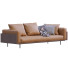 Sofa Minotti Brasilia Leather and Fabric - ED-MONTE