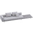 Sofa Minotti Brasilia Leather Black and Brown - ED-MONTE