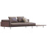 Sofa Minotti Brasilia Leather Black and Brown - ED-MONTE