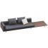 Sofa Minotti Brasilia Leather Black and Brown - ED-MONTE