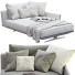 Кушетка Flexform Bretton Gray and Biege - ED-MONTE