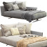 Кушетка Flexform Bretton Gray and Biege - ED-MONTE