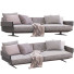 Диван Flexform Bretton Light Gray - ED-MONTE