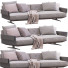 Диван Flexform Bretton Light Gray - ED-MONTE