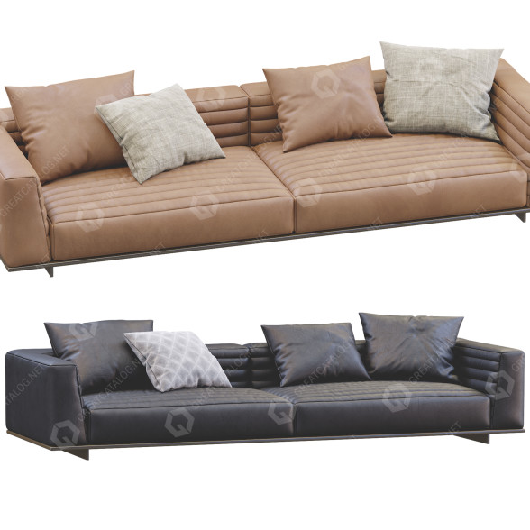 Sofa Minotti Roger 3D-Modell