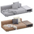 Диван Minotti Roger Leather - ED-MONTE