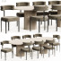 Table and Chairs Baker McGuire Huxley Dining and Gian by Noho - onurarsoy