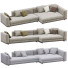 Диван Minotti Roger Fabric Gray - ED-MONTE