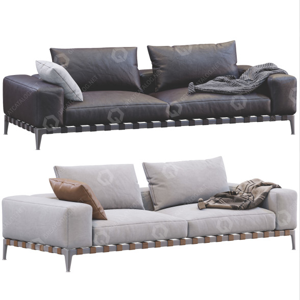Sofa Flexform Gregory 3D-Modell