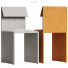 Chair Resident Sacha in Gray and Orange - onurarsoy