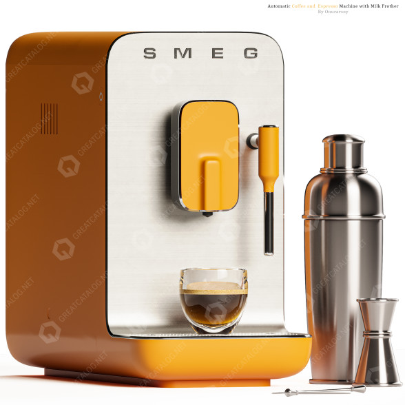 Кавомашина Smeg Automatic Coffee and Espresso with Milk Frother 3D модель
