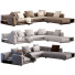 Sofa Minotti Roger Gray and Beige - ED-MONTE