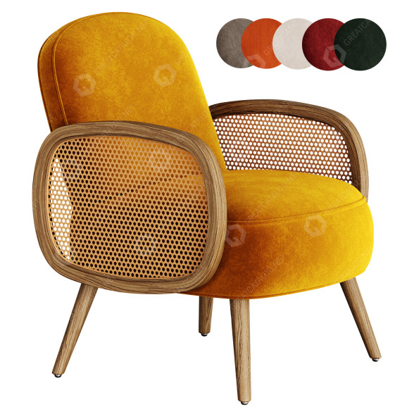 Armchair La Redoute Buisseau 3D model