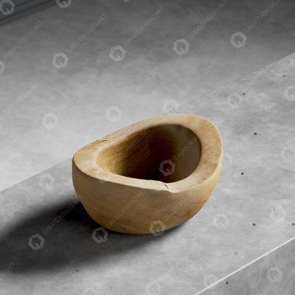 Посуда Bowl Wood 3D модель