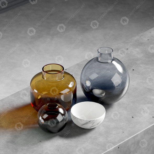 Jarrones Glass Modelo 3D
