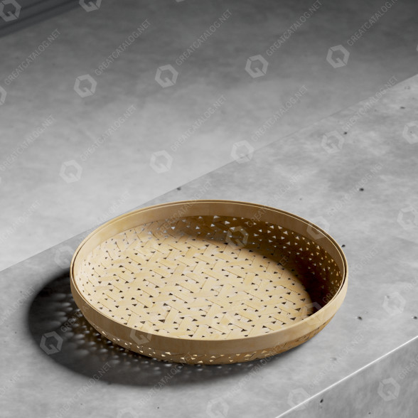 Basket Wicker 3D model