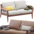 Sofa West Elm Wood - ED-MONTE