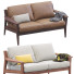 Sofa West Elm Wood - ED-MONTE