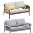 Sofa West Elm Wood - ED-MONTE