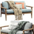 Sofa West Elm Wood - ED-MONTE