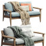 Sofa West Elm Wood - ED-MONTE