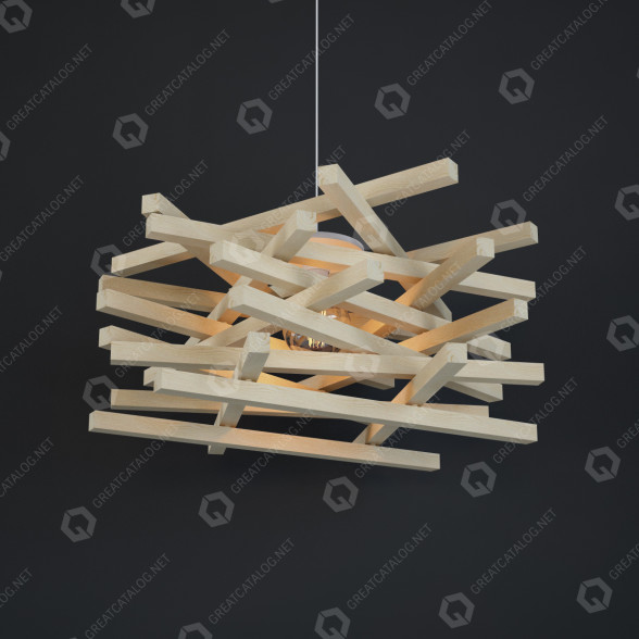 Lampe suspendue Metropolight Nid modèle 3D