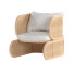 Fotel Wood Rattan c21 - Akbarshoh