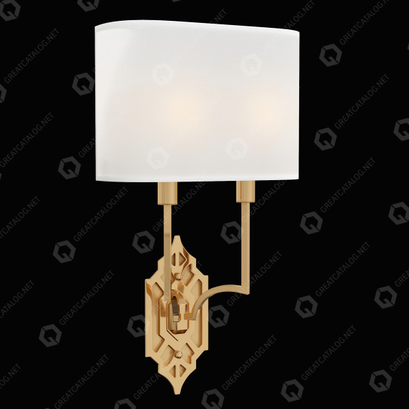 Lámpara de pared Silhouette Fretwork by Thomas O'Brien Modelo 3D