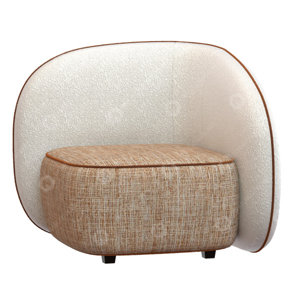 Fauteuil Eichholtz San Marino Right modèle 3D