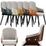 Chair Nordic Artificial Leather by Fosuhouse - Sohib3d