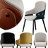 Chair Nordic Artificial Leather by Fosuhouse - Sohib3d