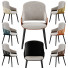 Chair Nordic Artificial Leather by Fosuhouse - Sohib3d