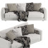 Диван Blanche Katarina 2 Seats Velvet - QrisTina