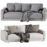 Диван Blanche Katarina 2 Seats Velvet - QrisTina