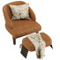 Крісло та пуф Minotti Reeves Large Leather - QrisTina