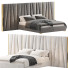 Ліжко VIG Furniture Modrest Nixan Modern White Bonded Gold - Zikkoo