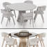 Стіл та стільці Knoll Dining Set 08 - zvezdaboy