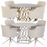 Tisch und Stühle iNSPIRE Q Dining Set 09 - zvezdaboy