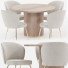 Stół i krzesła TOV Furniture Dining Set 10 - zvezdaboy