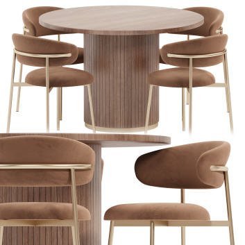 Стіл та стільці TOV Furniture Dining Set 11