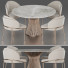 Stół i krzesła Knoll Dining Set 14 - zvezdaboy
