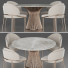 Stół i krzesła Knoll Dining Set 14 - zvezdaboy